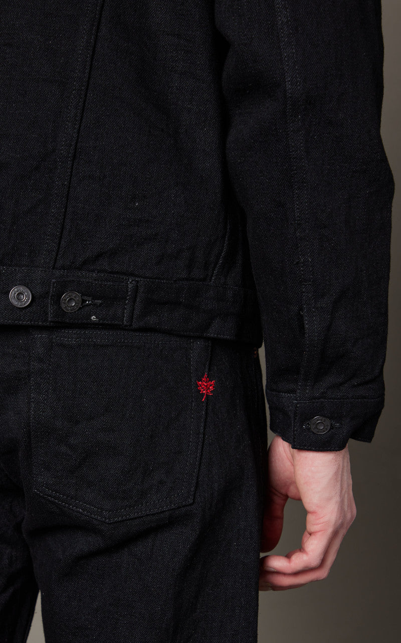 Naked & Famous Denim Denim Jacket MIJ13 Okayama Spirit Kuro 16oz