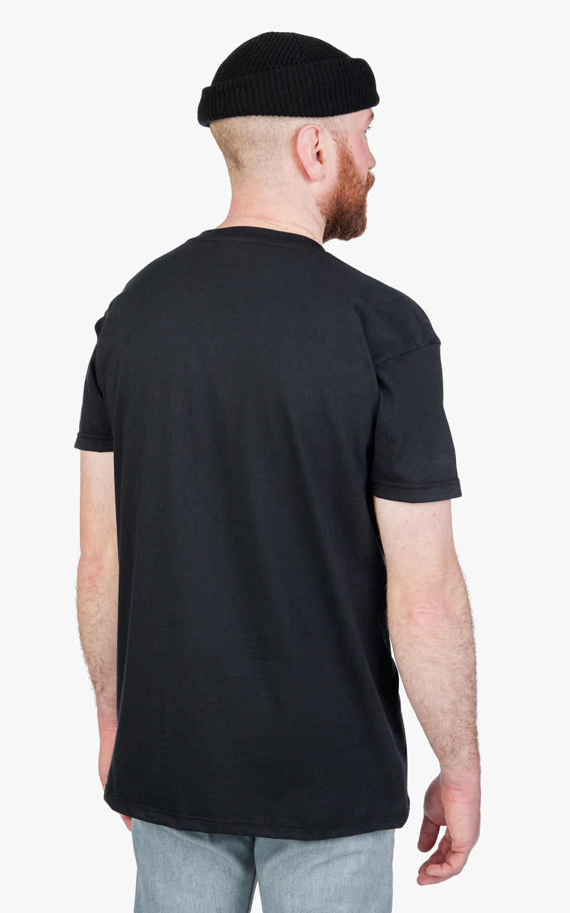 Naked & Famous Denim Pocket Tee Kimono Plus Black