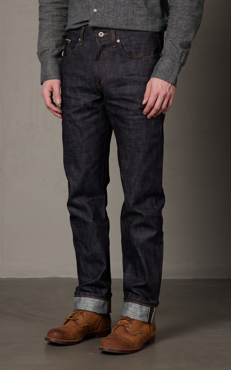 Naked & Famous Denim Weird Guy Chinese New Year Indigo