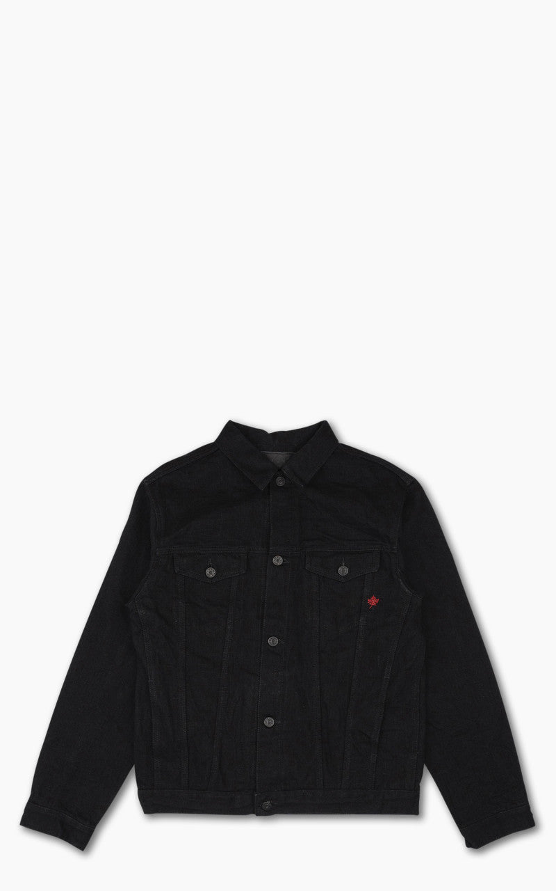 Naked & Famous Denim Denim Jacket MIJ13 Okayama Spirit Kuro 16oz