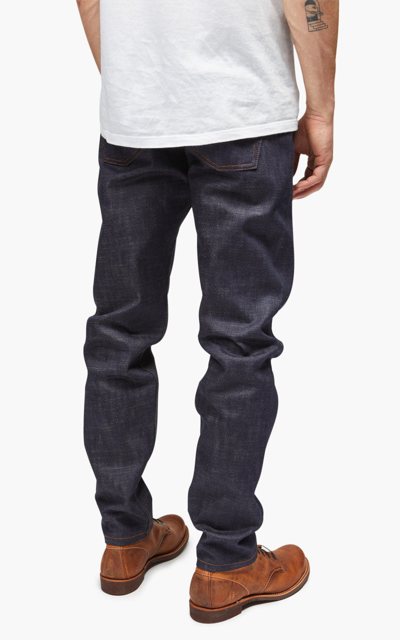 Naked & Famous Denim Easy Guy Perfect Blue Slub Stretch Selvedge