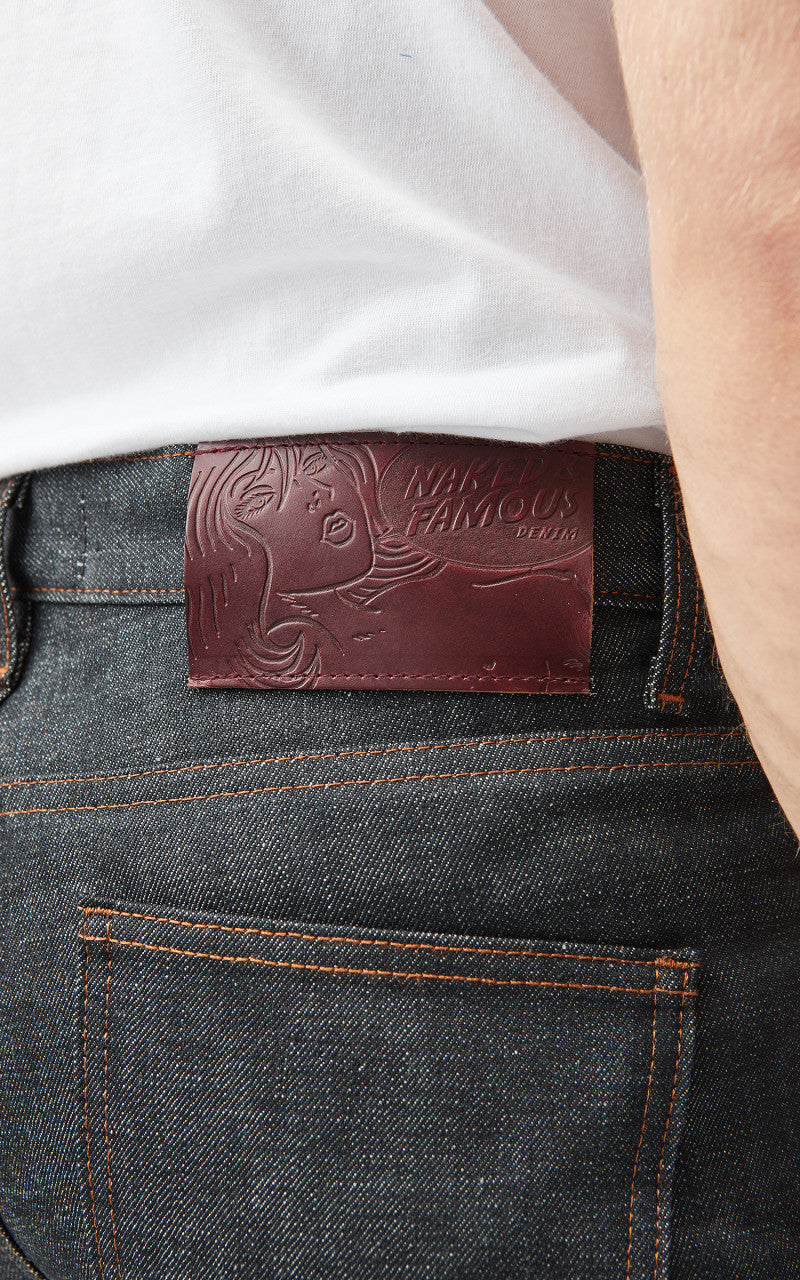 Naked & Famous Denim Super Guy Red Gradient Core Selvedge Denim 12.5oz