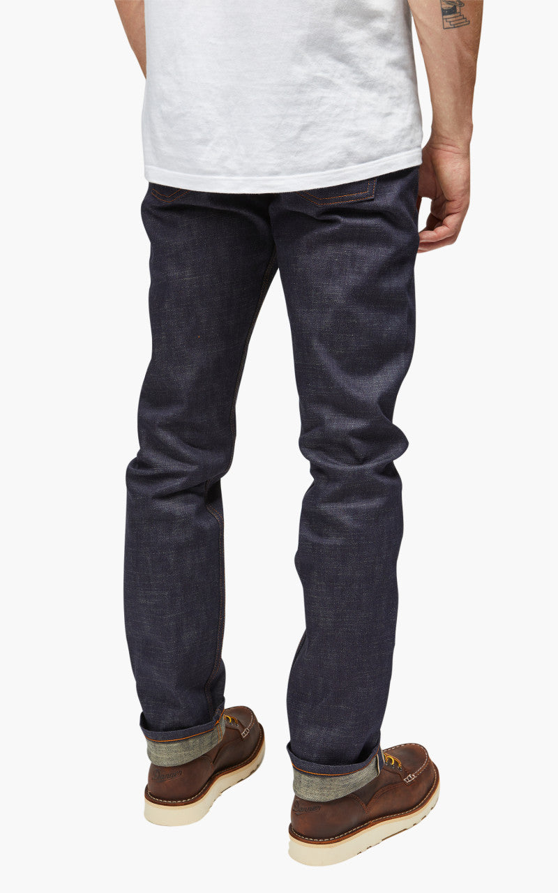 Naked & Famous Denim Weird Guy Perfect Blue Slub Stretch Selvedge