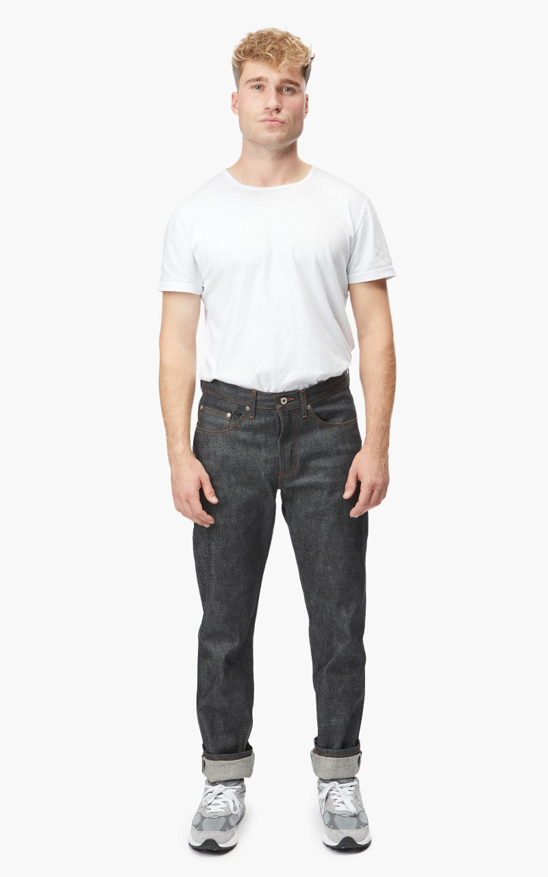 Naked & Famous Denim Weird Guy Red Gradient Core Selvedge Denim 12.5oz
