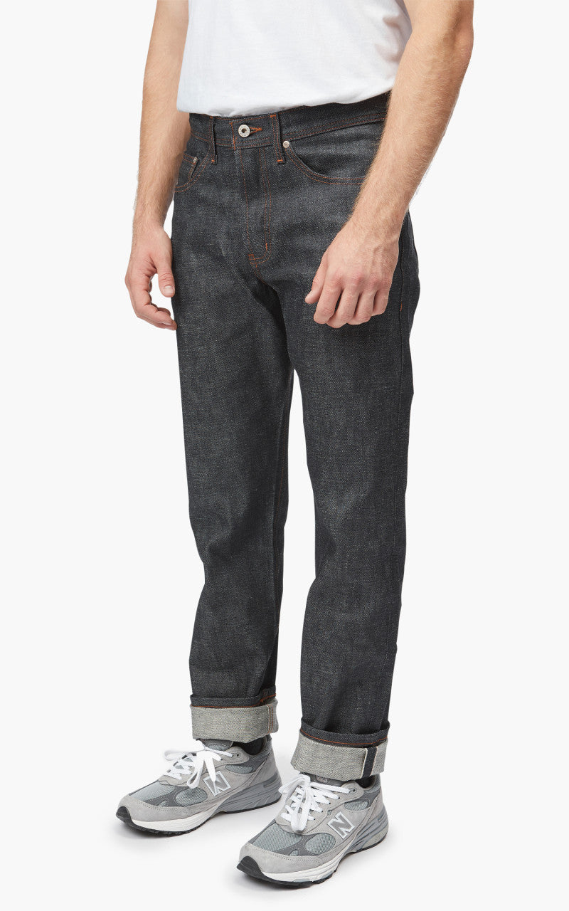 Naked & Famous Denim Weird Guy Red Gradient Core Selvedge Denim 12.5oz