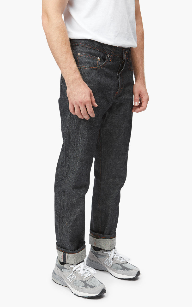 Naked & Famous Denim Weird Guy Red Gradient Core Selvedge Denim 12.5oz