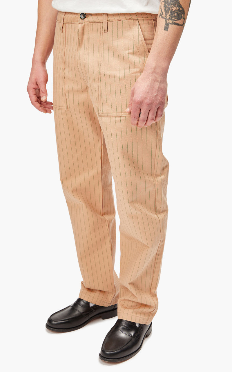 Naked & Famous Denim Work Pant Repro Workwear Twill Peach