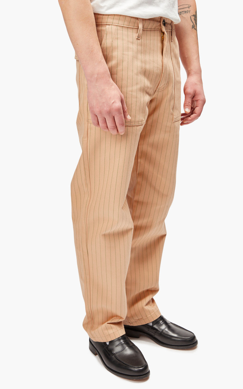 Naked & Famous Denim Work Pant Repro Workwear Twill Peach