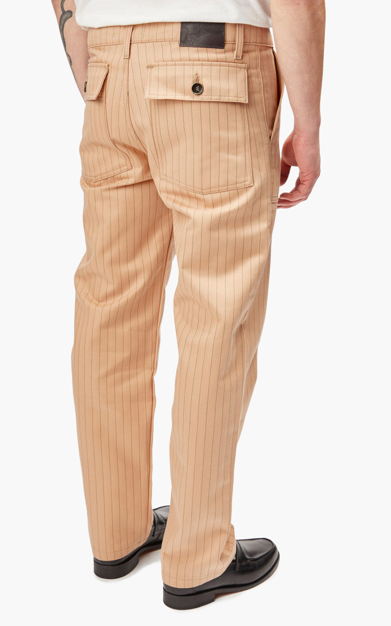 Naked & Famous Denim Work Pant Repro Workwear Twill Peach