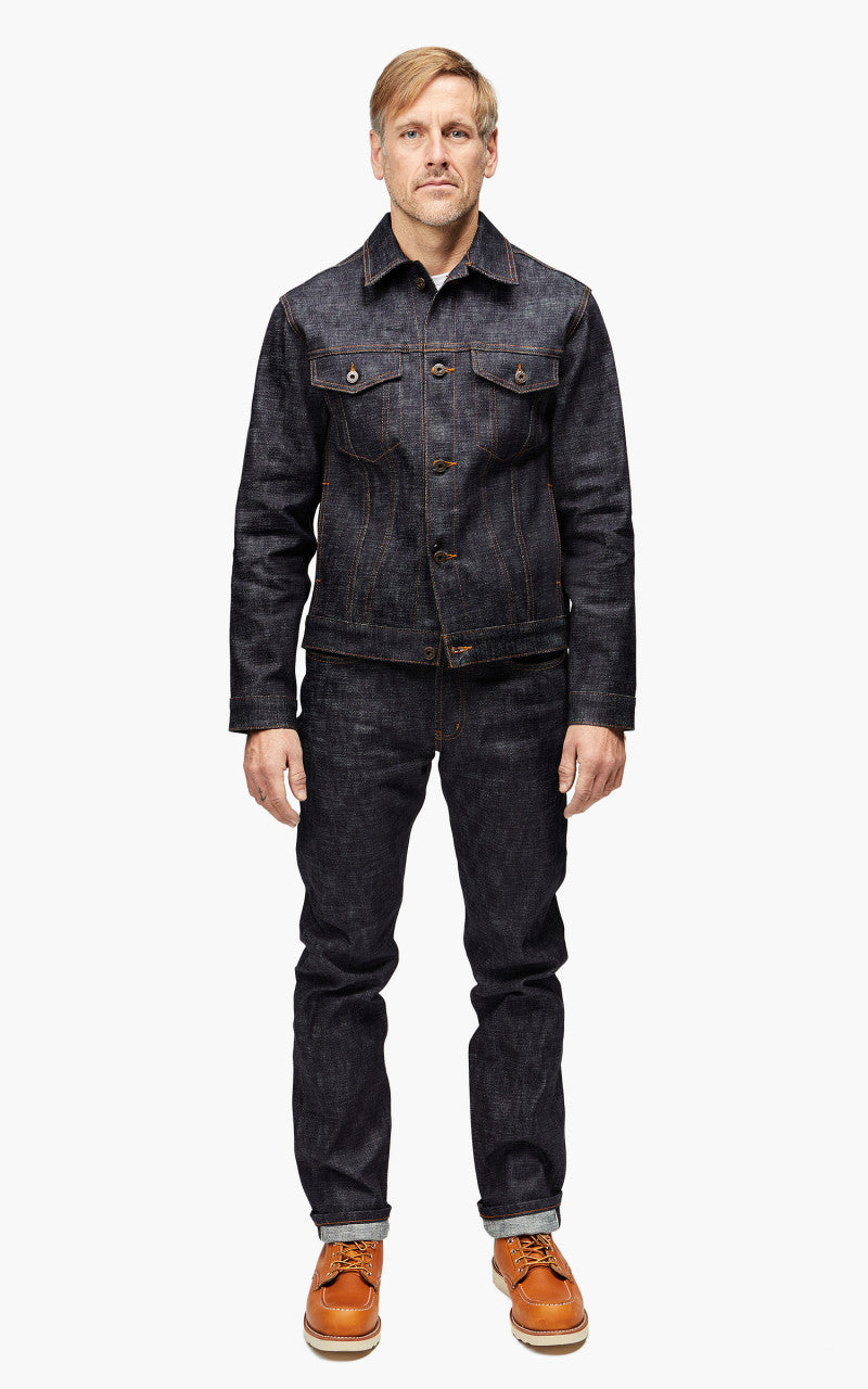 Naked & Famous Denim Denim Jacket Fire Bird Selvedge