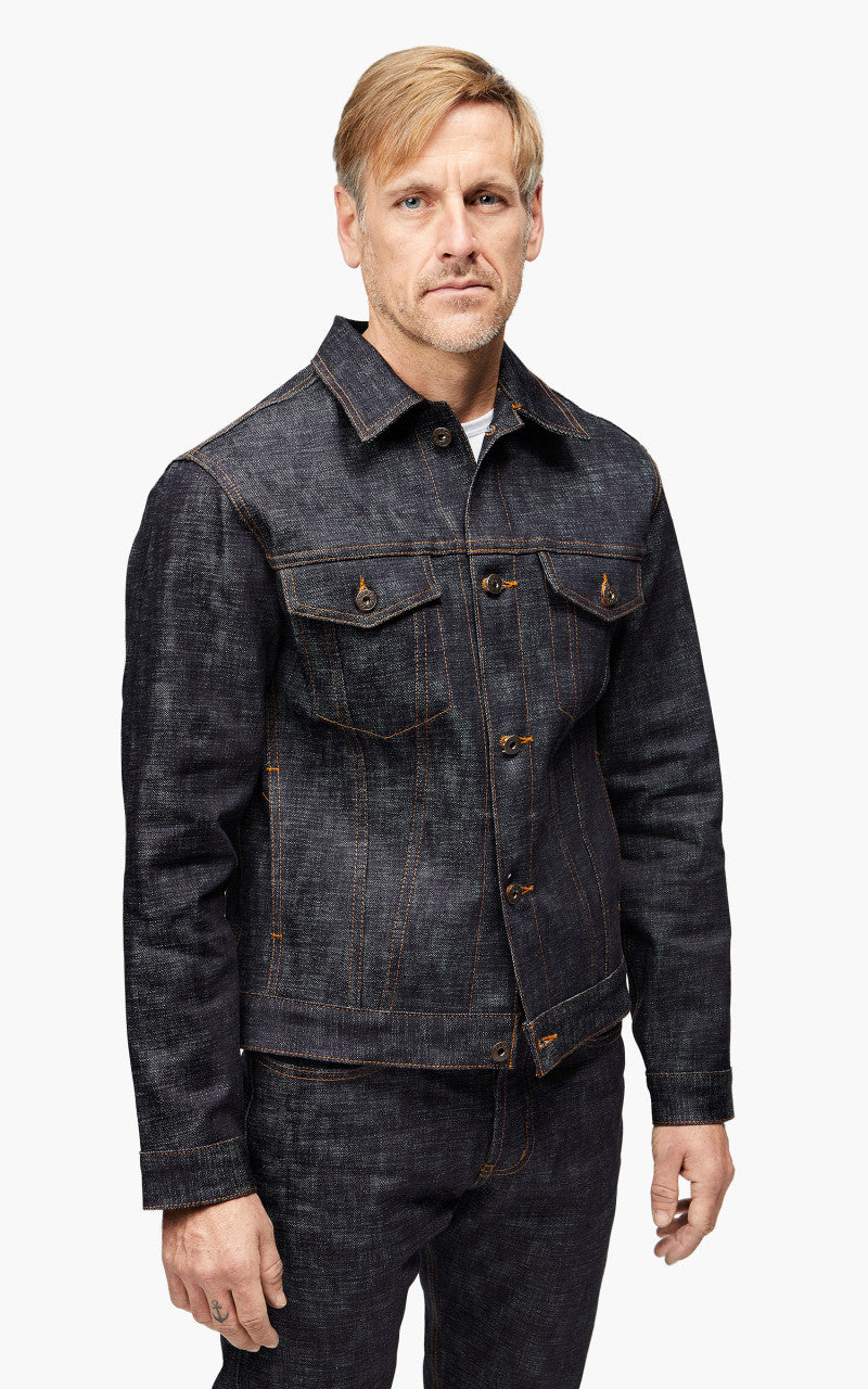 Naked & Famous Denim Denim Jacket Fire Bird Selvedge