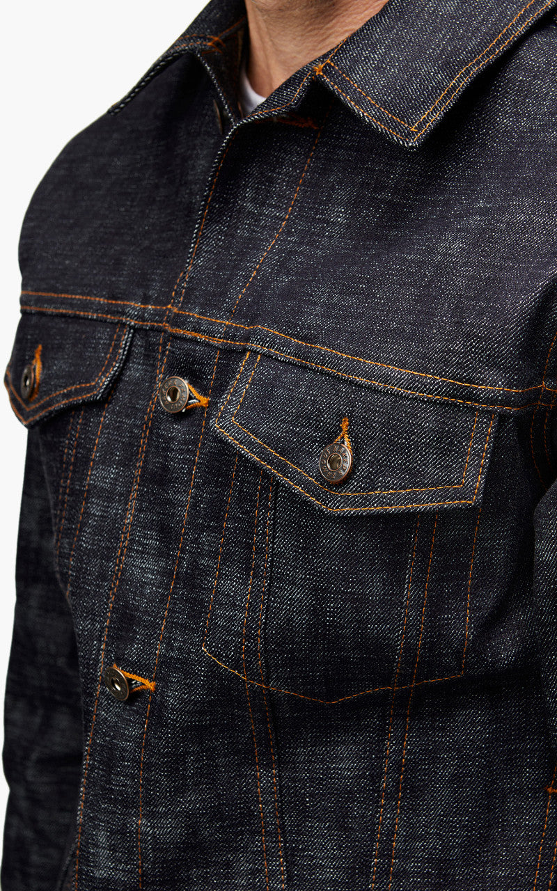 Naked & Famous Denim Denim Jacket Fire Bird Selvedge