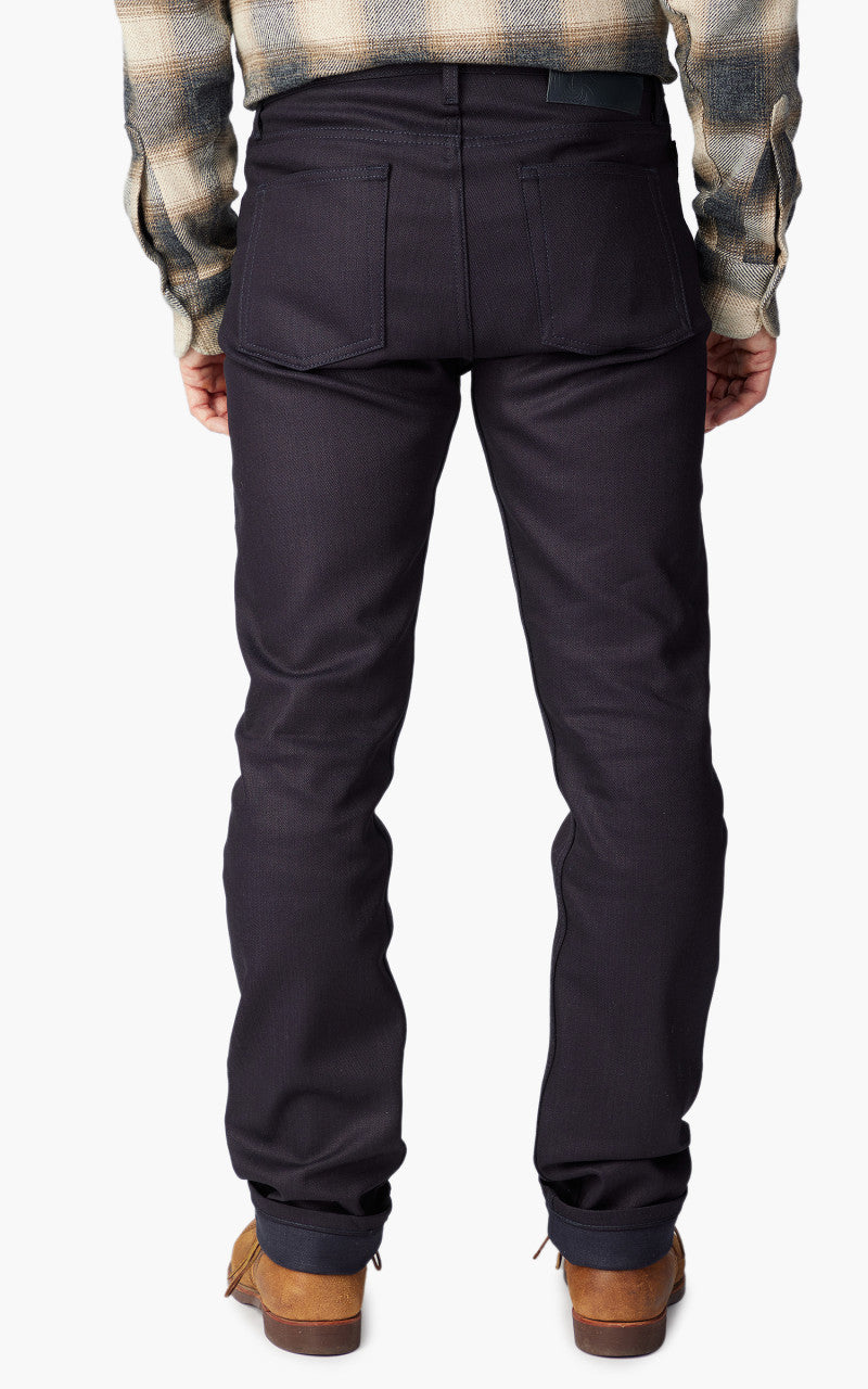 Naked & Famous Denim Weird Guy Indigo/Indigo Stretch Selvedge Dark Indigo 12oz