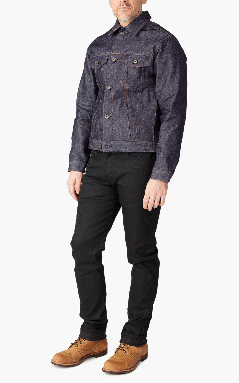 Naked & Famous Denim Denim Jacket Natural Indigo Selvedge Blue 12.5oz