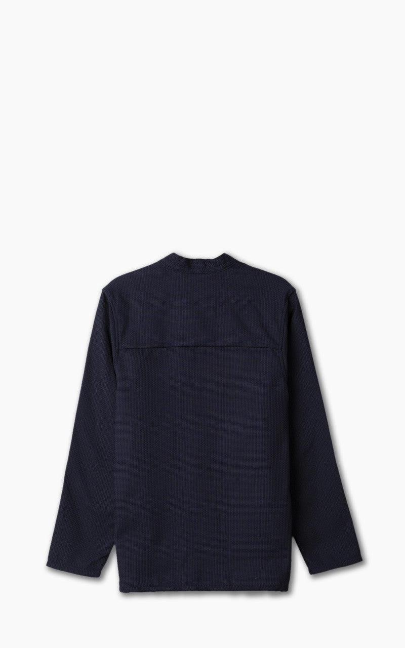 Naked & Famous Denim Kimono Shirt Sashiko Double Gauze Indigo