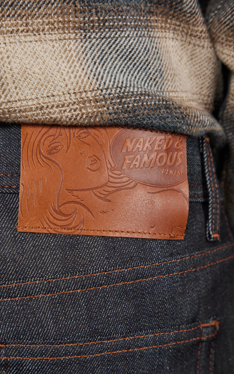 Naked & Famous Denim Weird Guy Stretch Selvedge Indigo 12.5oz