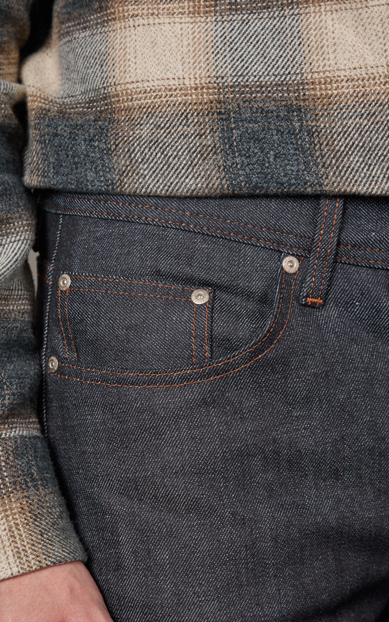 Naked & Famous Denim Weird Guy Stretch Selvedge Indigo 12.5oz