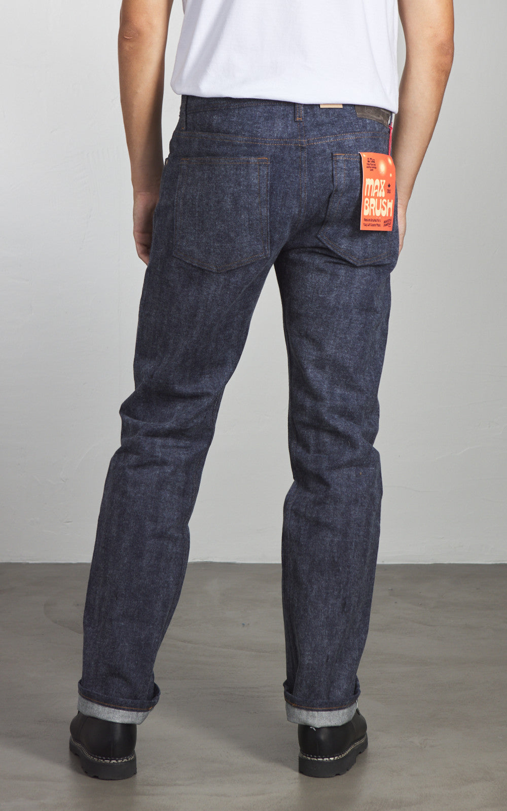 Naked & Famous Denim Weird Guy Max Brush Selvedge Indigo 13.75oz