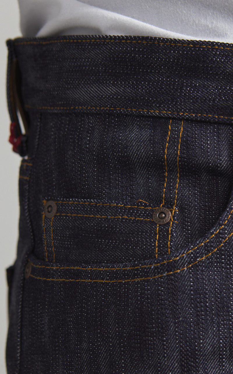 Naked & Famous Denim Easy Guy Sakura Slub Selvedge Indigo 16.5oz