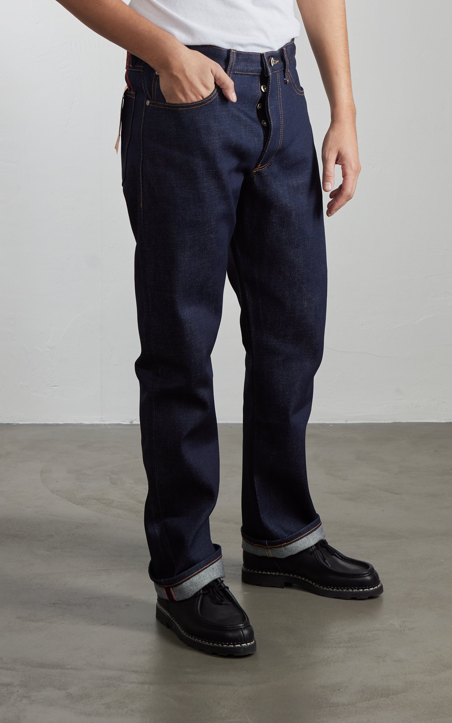 Naked & Famous Denim True Guy Elephant 14 - Dirty Elephant Selvedge Indigo 20oz