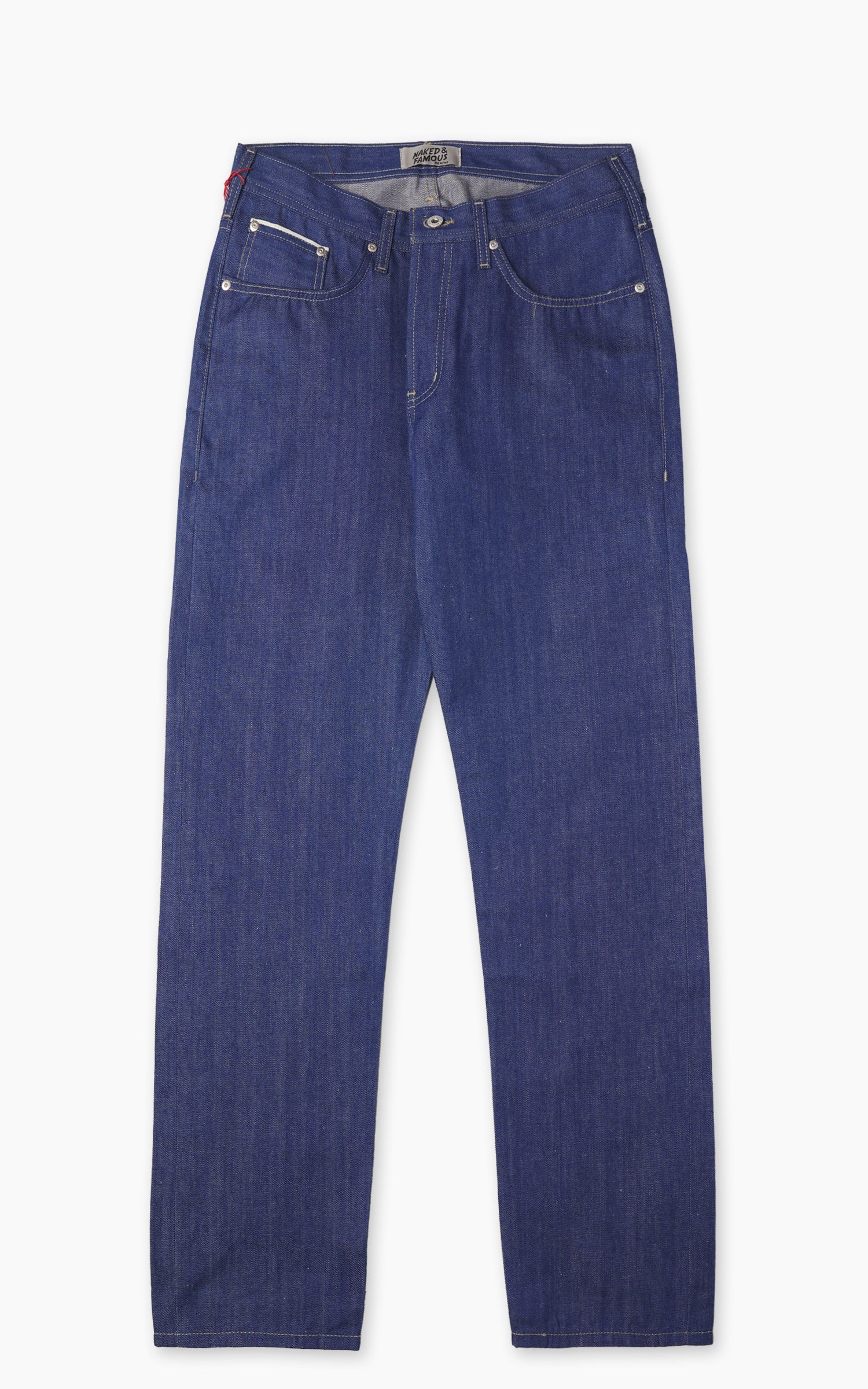 Naked & Famous Denim Weird Guy The Cat’s Pyjamas Selvedge Blue