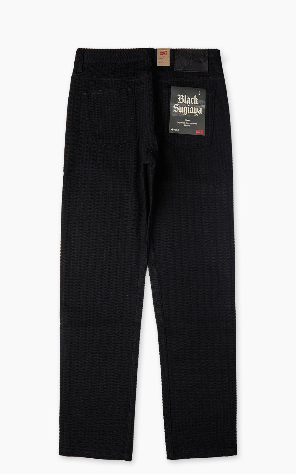 Naked & Famous Denim Weird Guy Black Sugiaya