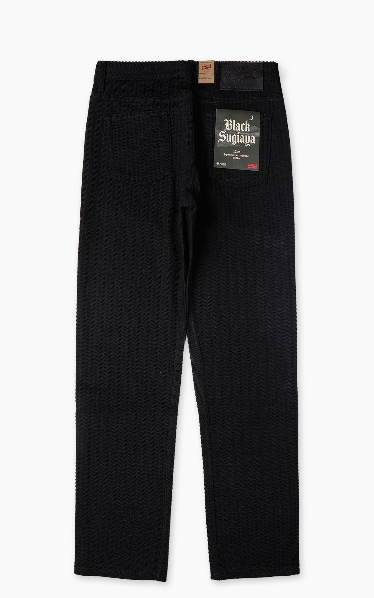Naked & Famous Denim Weird Guy Black Sugiaya