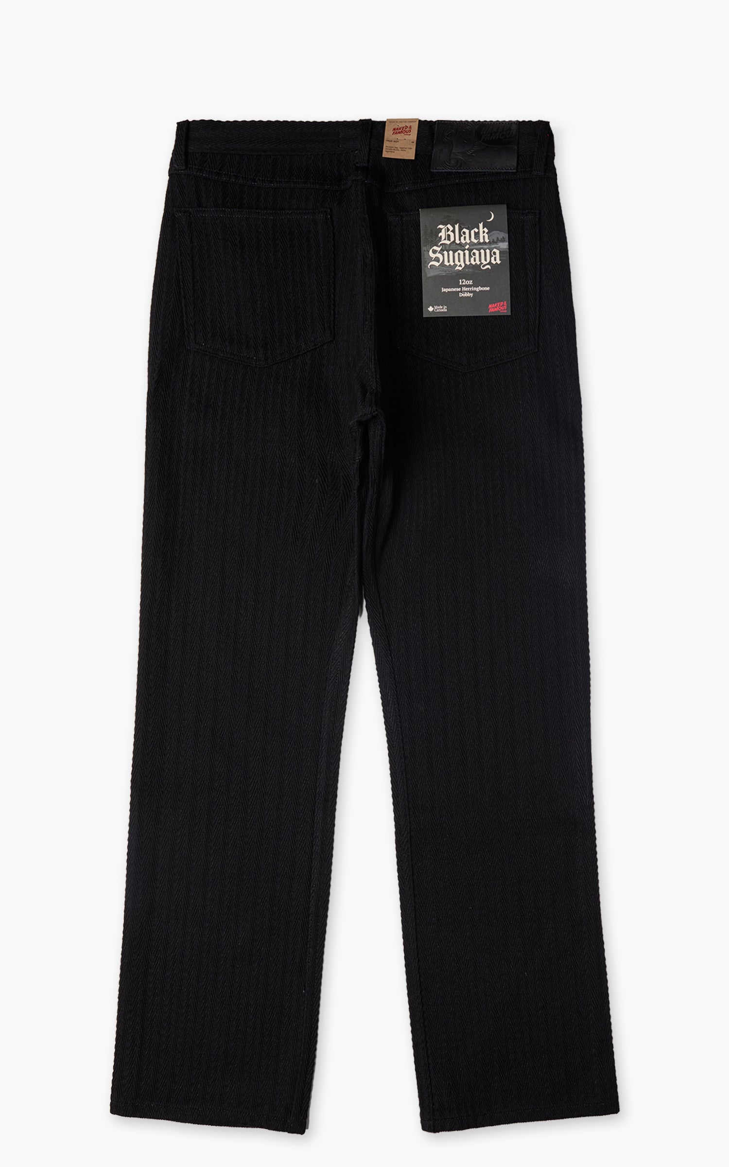 Naked & Famous Denim True Guy Black Sugiaya