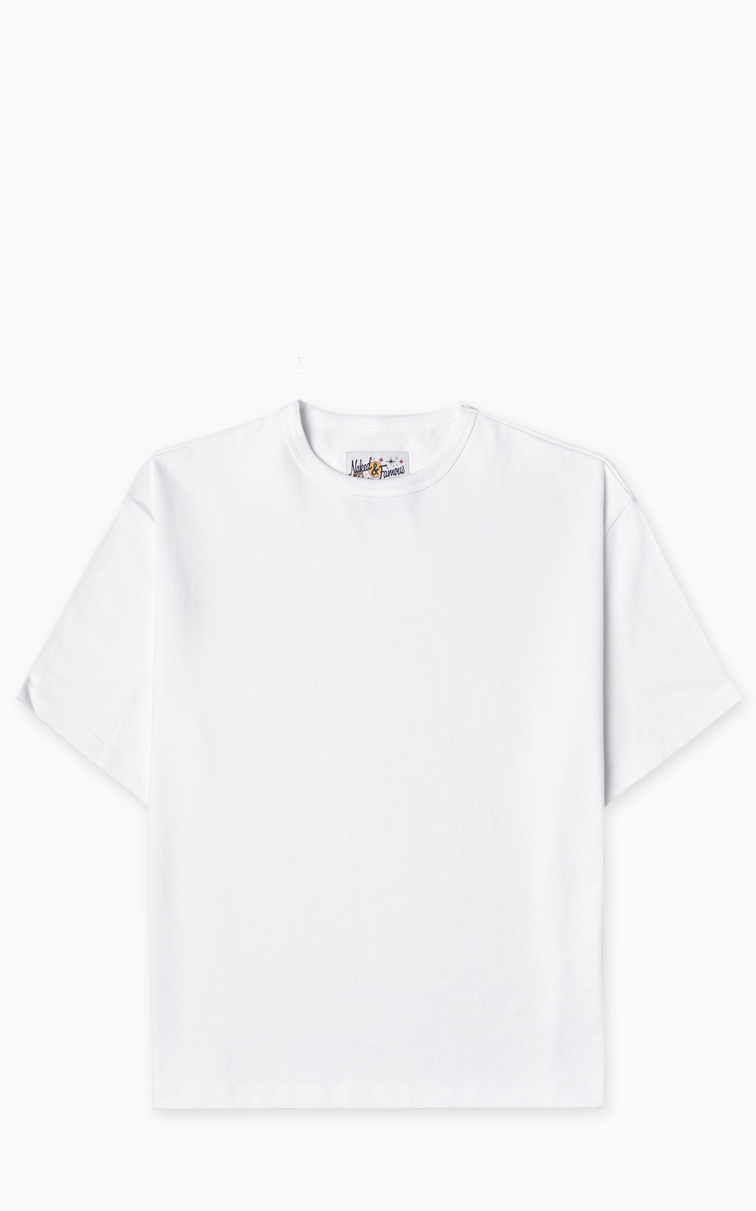Naked & Famous Denim Strong Tee Heavyweight Jersey 11oz White