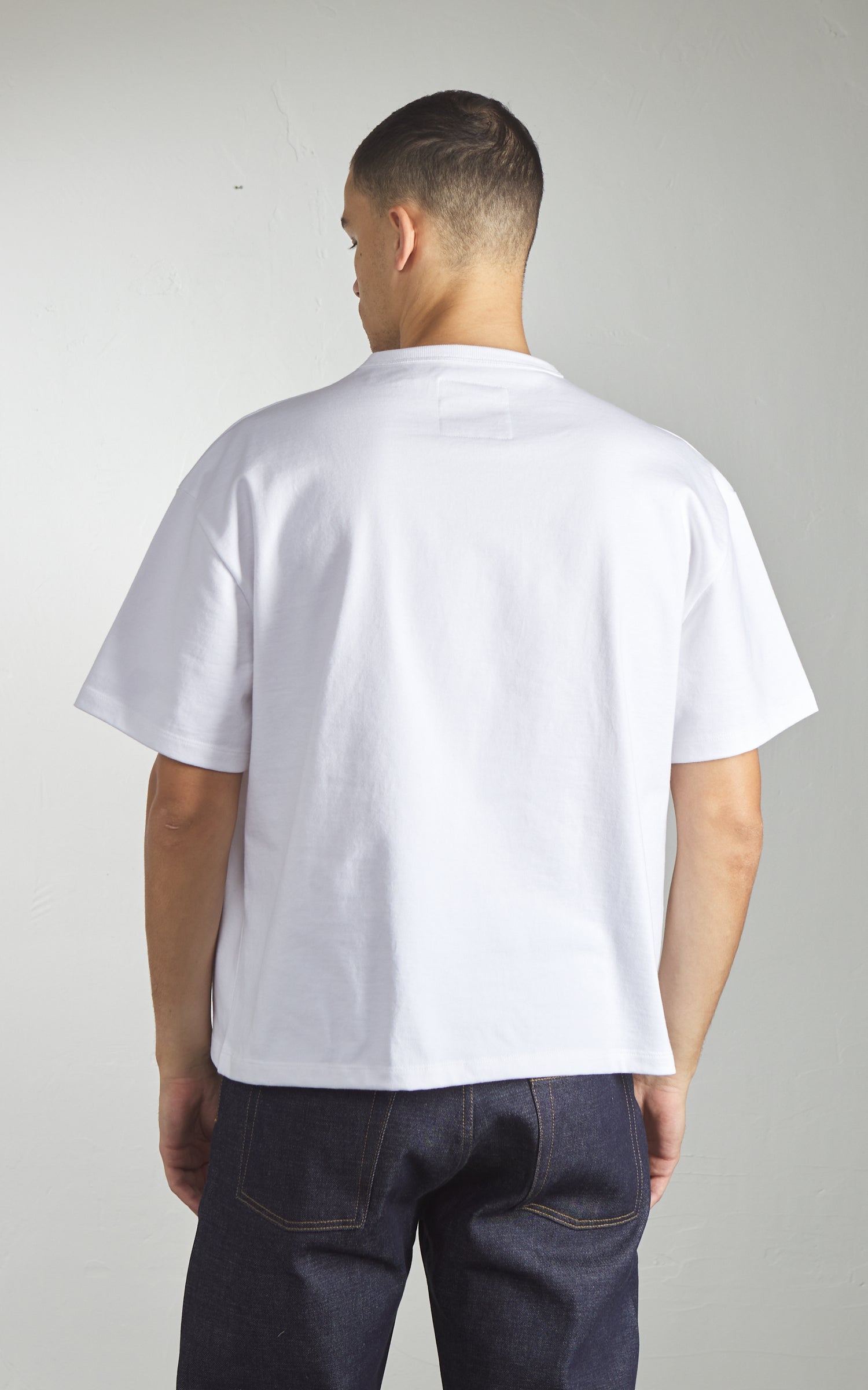 Naked & Famous Denim Strong Tee Heavyweight Jersey 11oz White