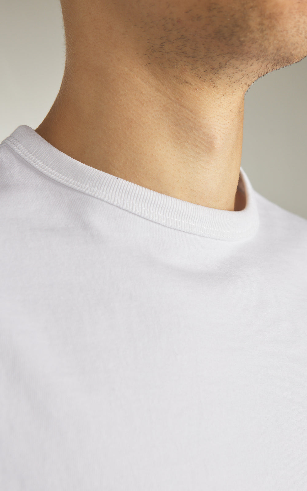 Naked & Famous Denim Strong Tee Heavyweight Jersey 11oz White