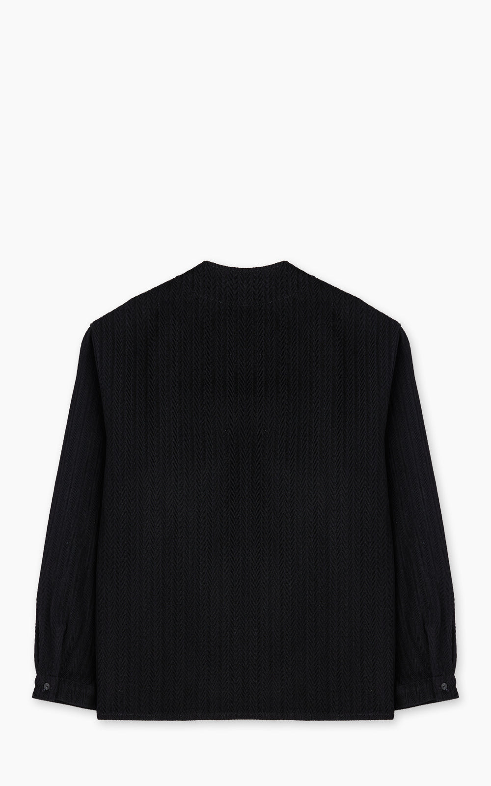 Naked & Famous Denim Wise Guy Shirt Black Sugiaya
