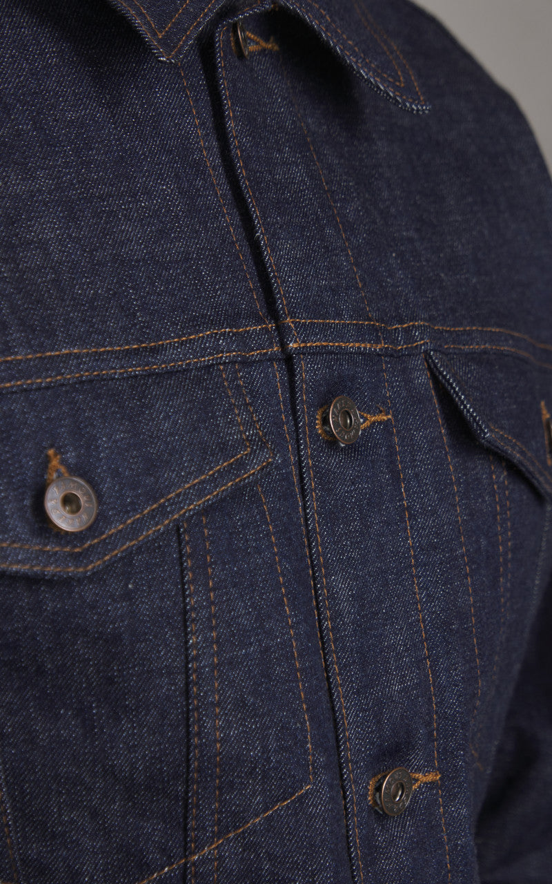 Naked & Famous Denim Denim Jacket Blue Wave Selvedge 12.5oz