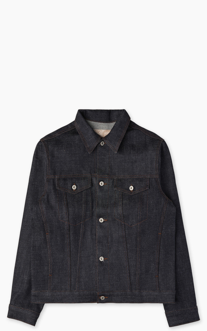 Naked & Famous Denim Denim Jacket Elephant 13 Red Core 21oz