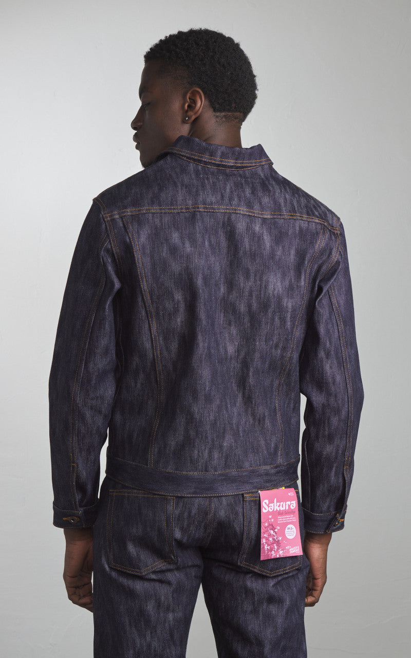 Naked & Famous Denim Denim Jacket Sakura Slub Selvedge Indigo 16.5oz