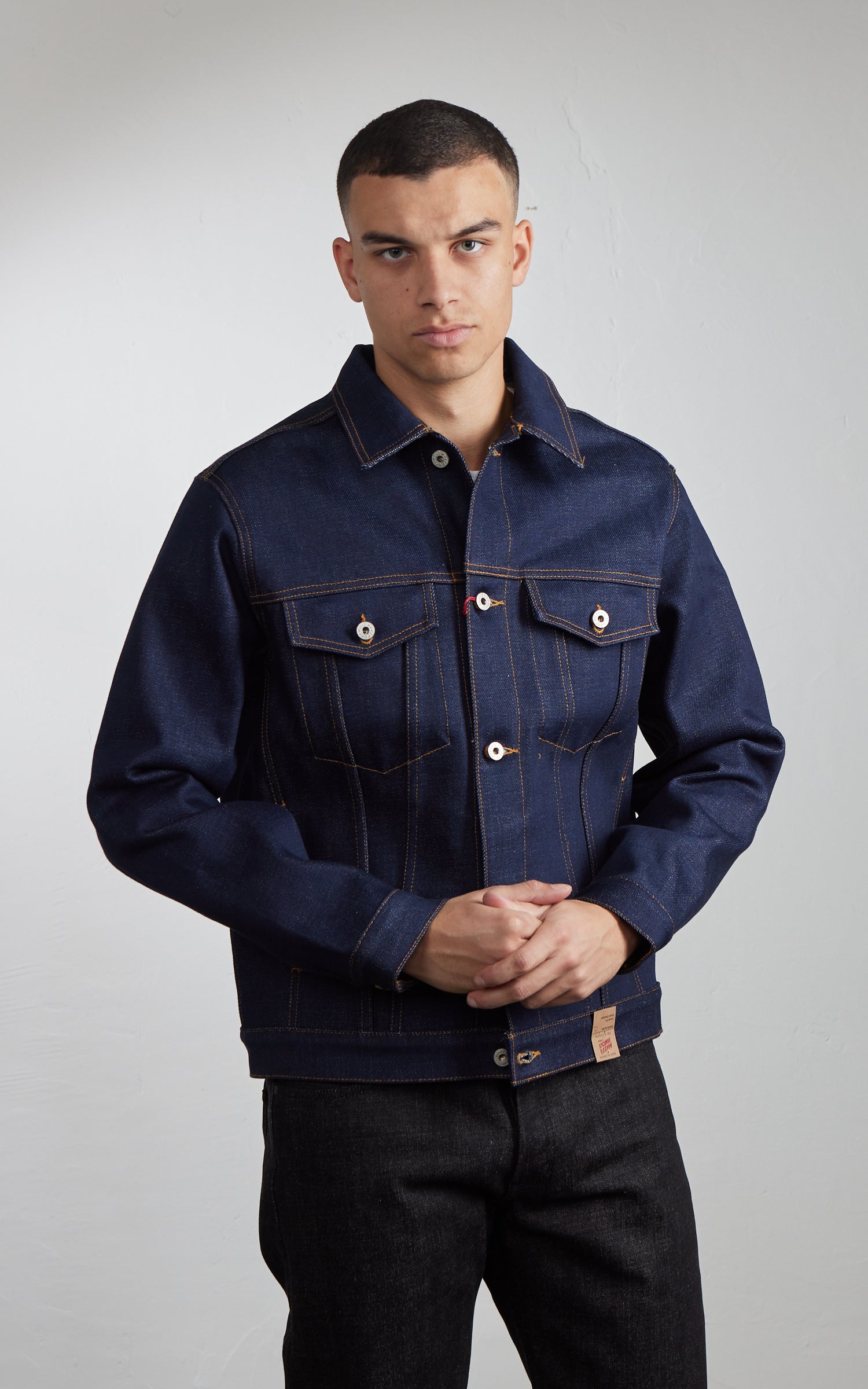 Naked & Famous Denim Denim Jacket Elephant 14 - Dirty Elephant Selvedge Indigo 20oz