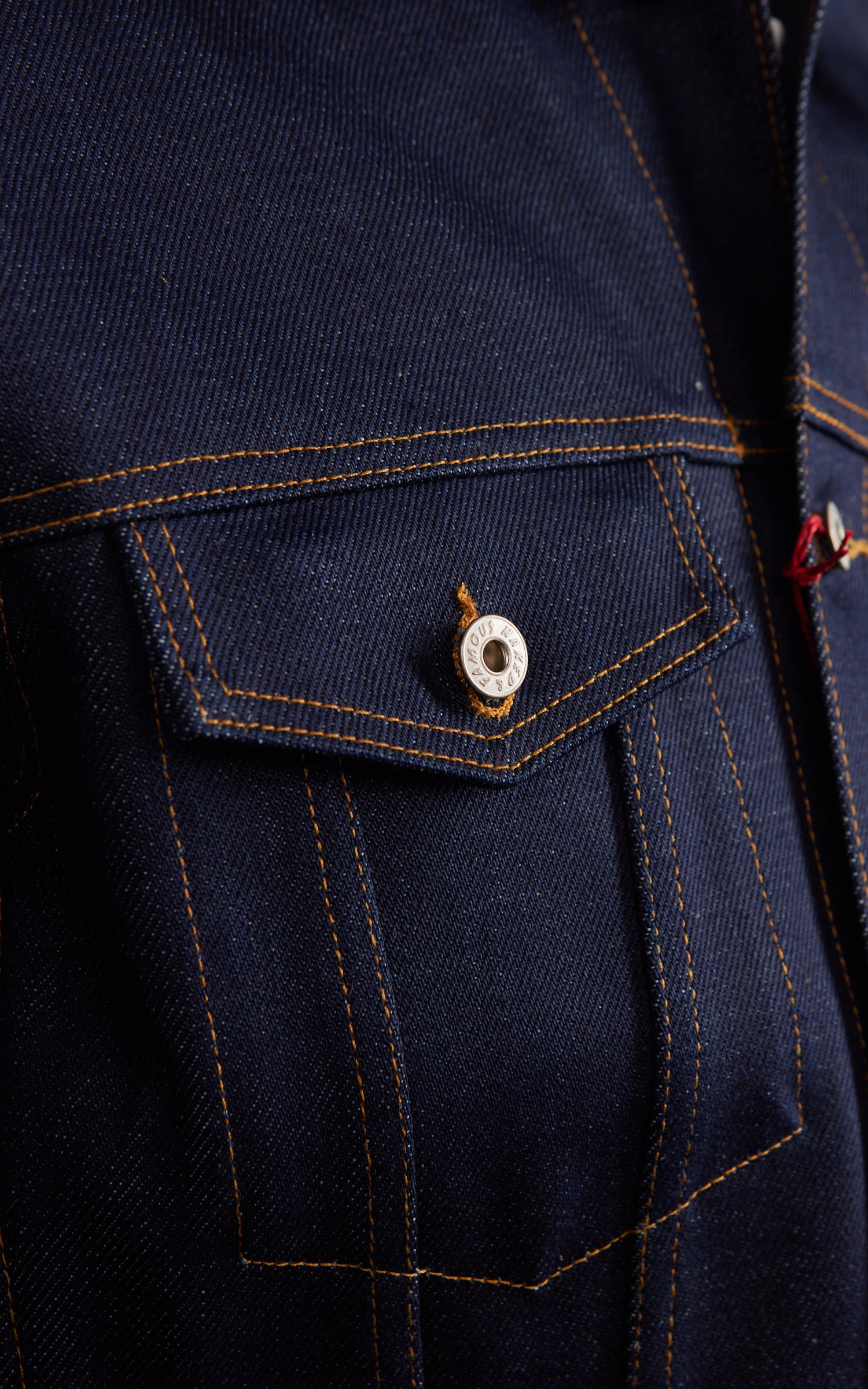 Naked & Famous Denim Denim Jacket Elephant 14 - Dirty Elephant Selvedge Indigo 20oz