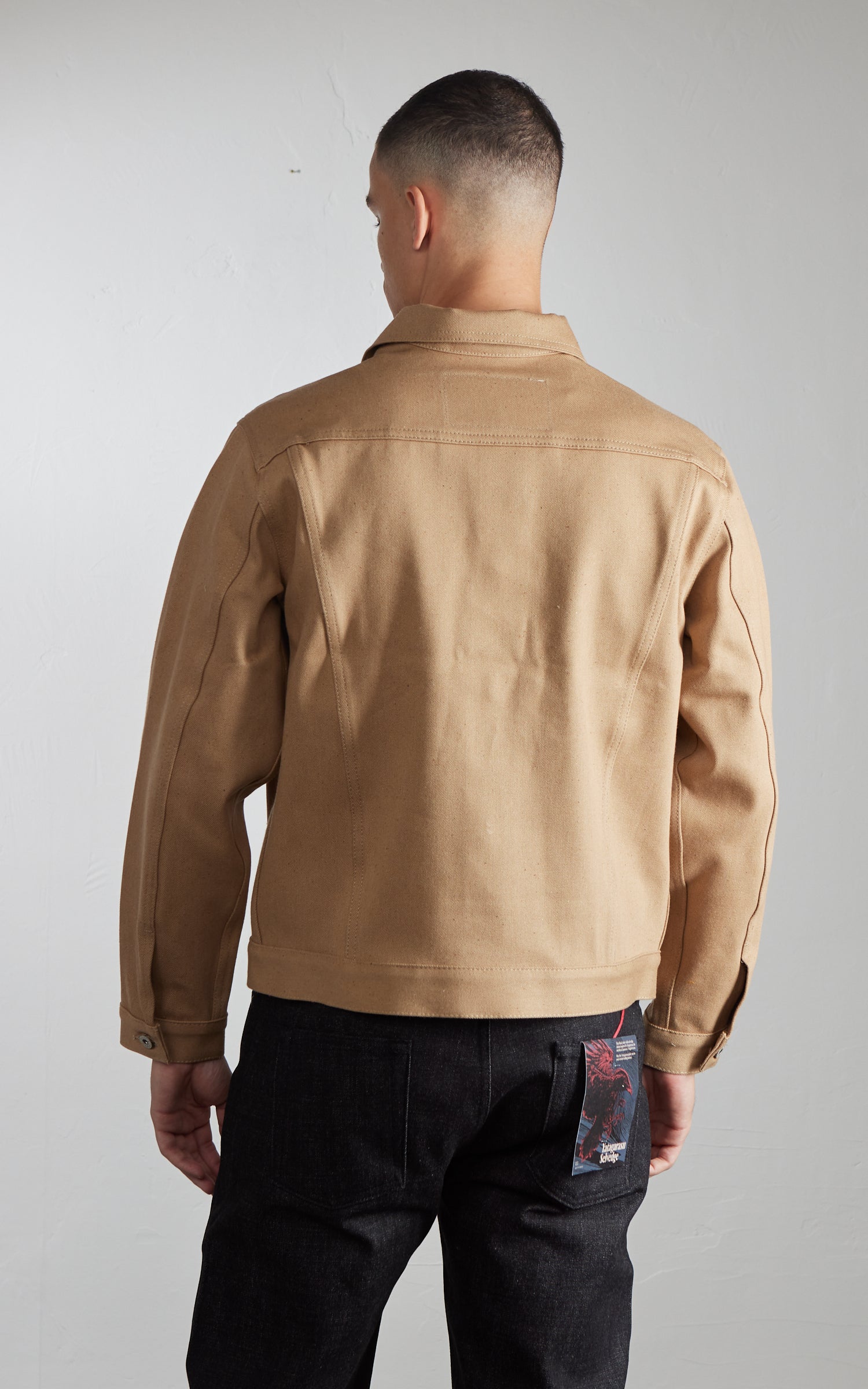 Naked & Famous Denim Denim Jacket Brown Fox Selvedge Brown 13oz