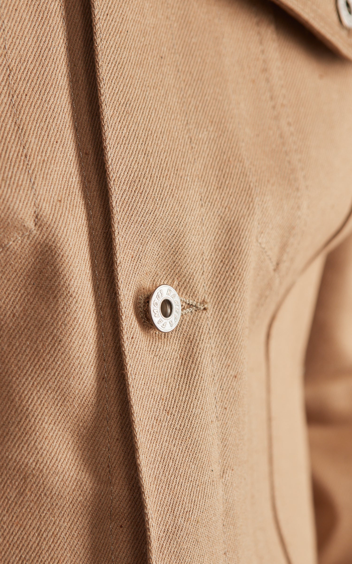 Naked & Famous Denim Denim Jacket Brown Fox Selvedge Brown 13oz