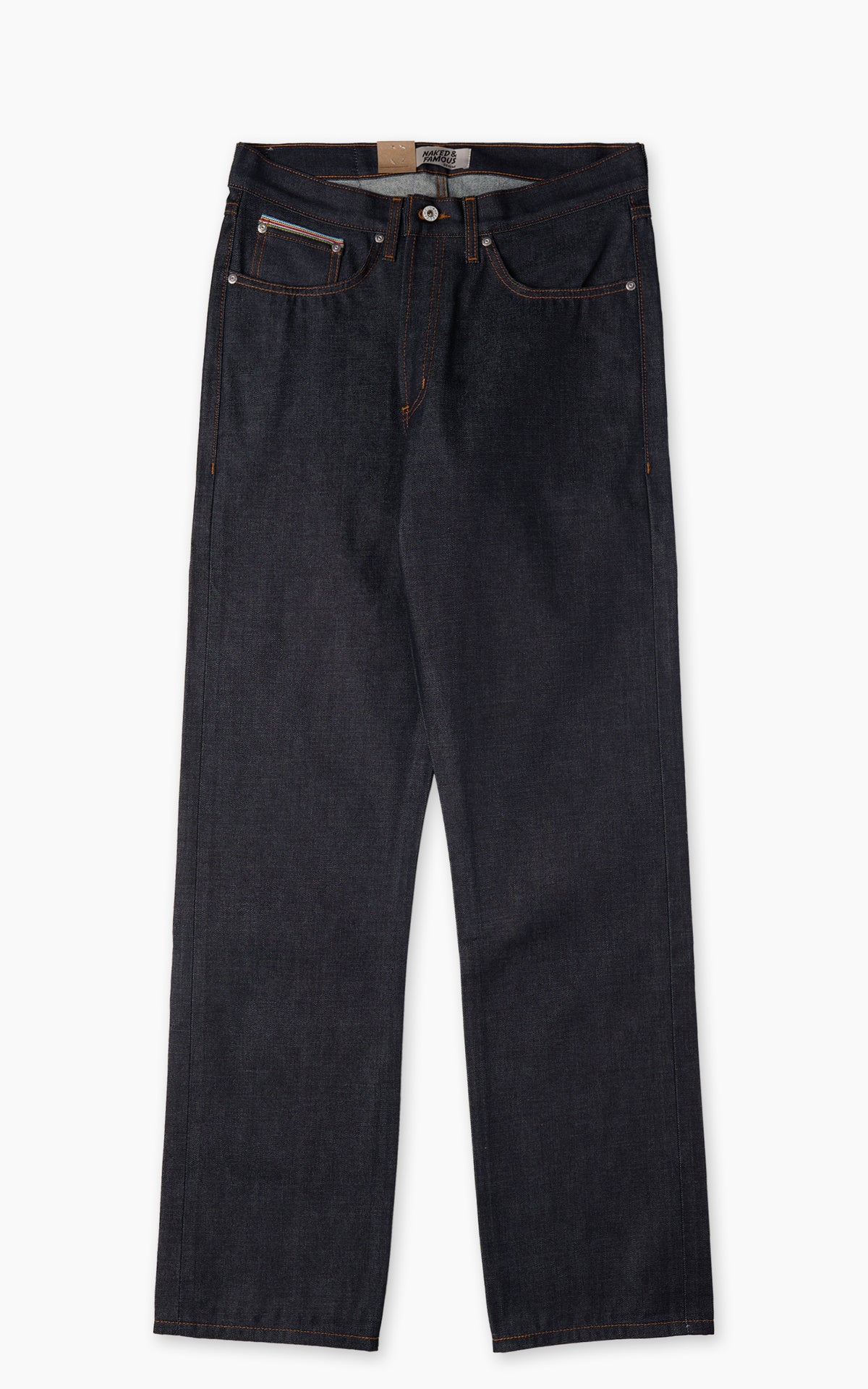 Naked & Famous Denim Weird Guy Dia De Los Muertos Selvedge Bat