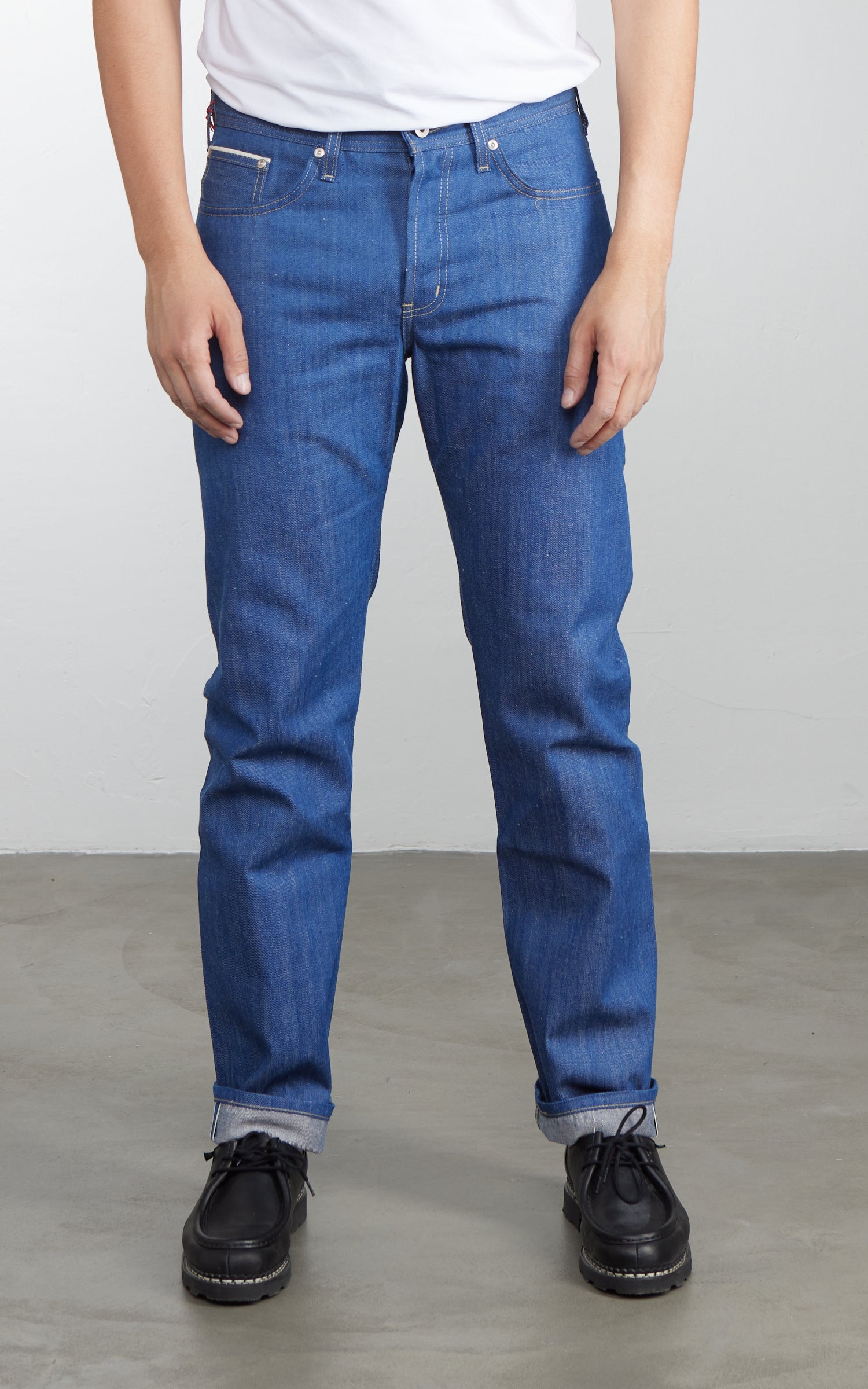 Naked & Famous Denim Weird Guy The Cat’s Pyjamas Selvedge Blue