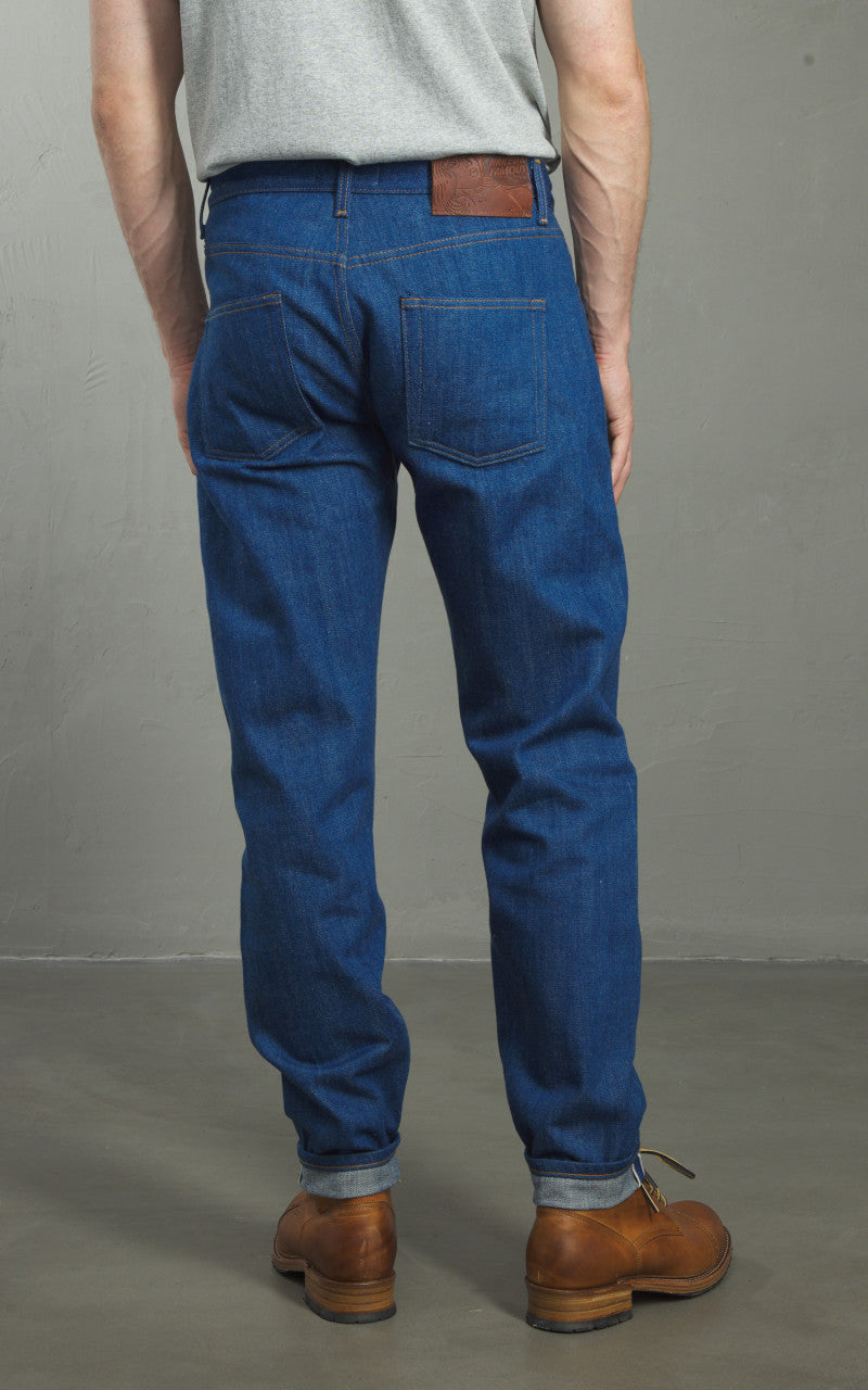 Naked & Famous Denim Easy Guy Oceans Edge Selvedge Blue 13oz