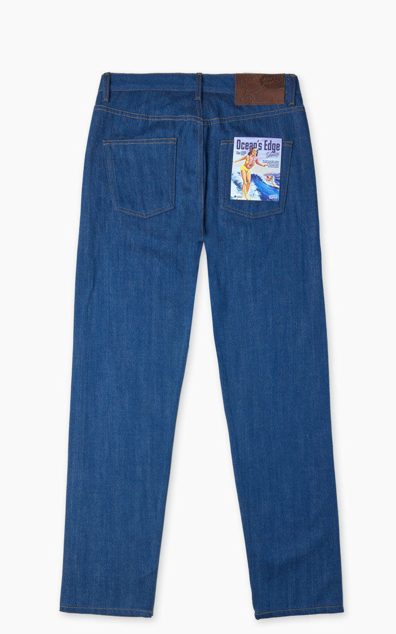 Naked & Famous Denim Easy Guy Oceans Edge Selvedge Blue 13oz