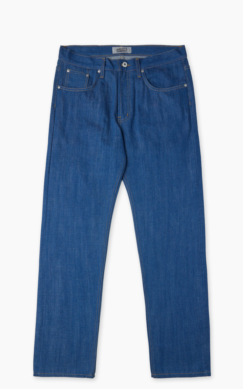 Naked & Famous Denim Easy Guy Oceans Edge Selvedge Blue 13oz