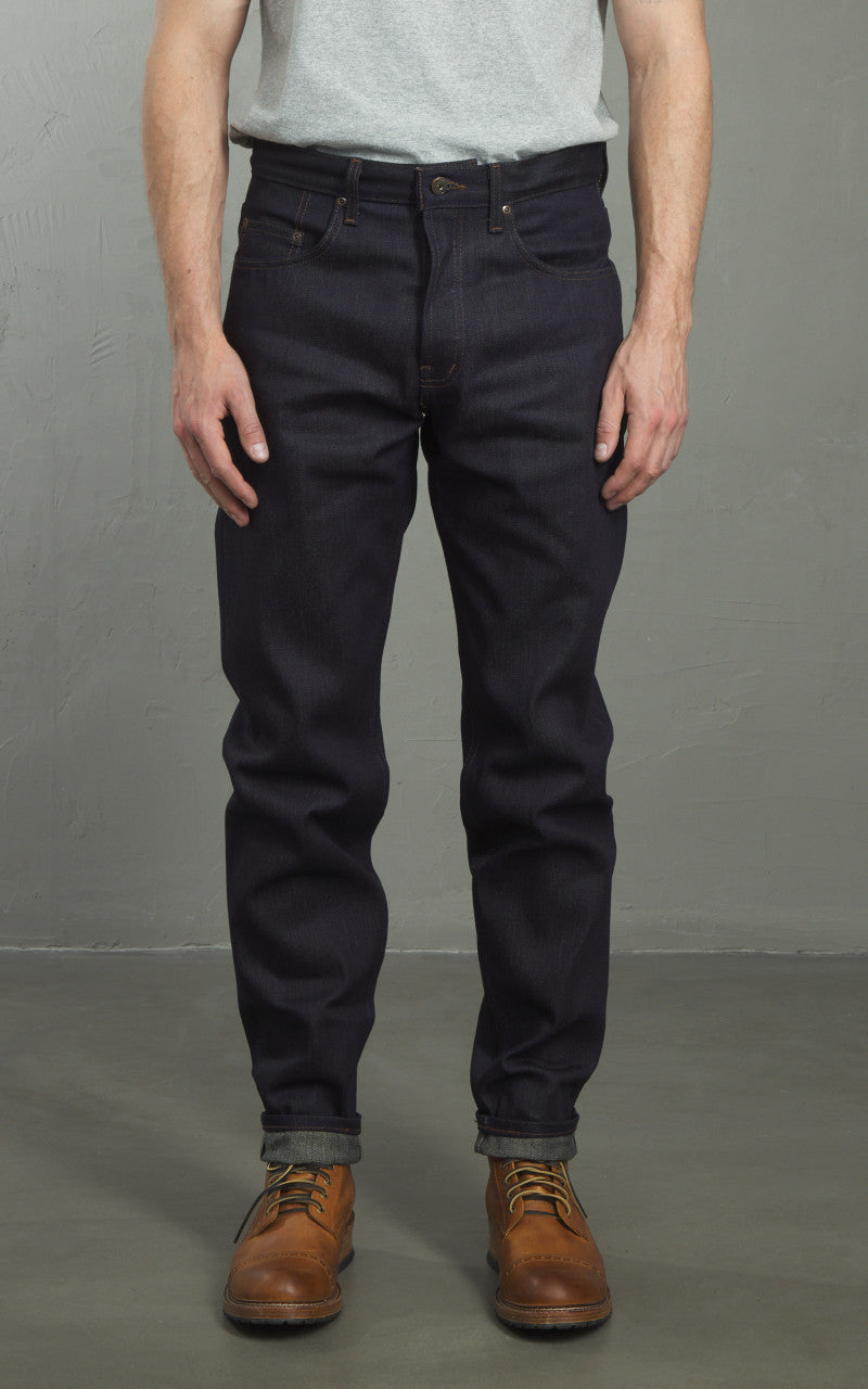 Naked & Famous Denim Easy Guy Matcha Selvedge Indigo 15oz