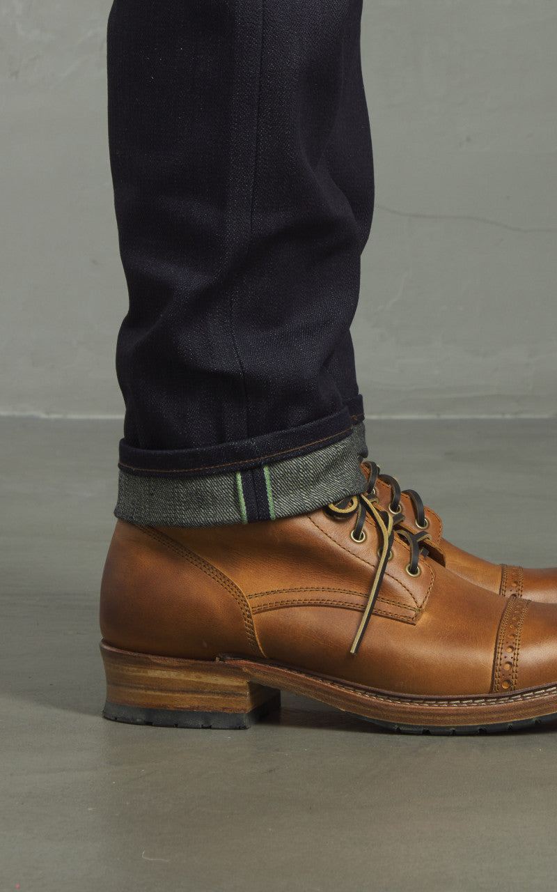 Naked & Famous Denim Easy Guy Matcha Selvedge Indigo 15oz