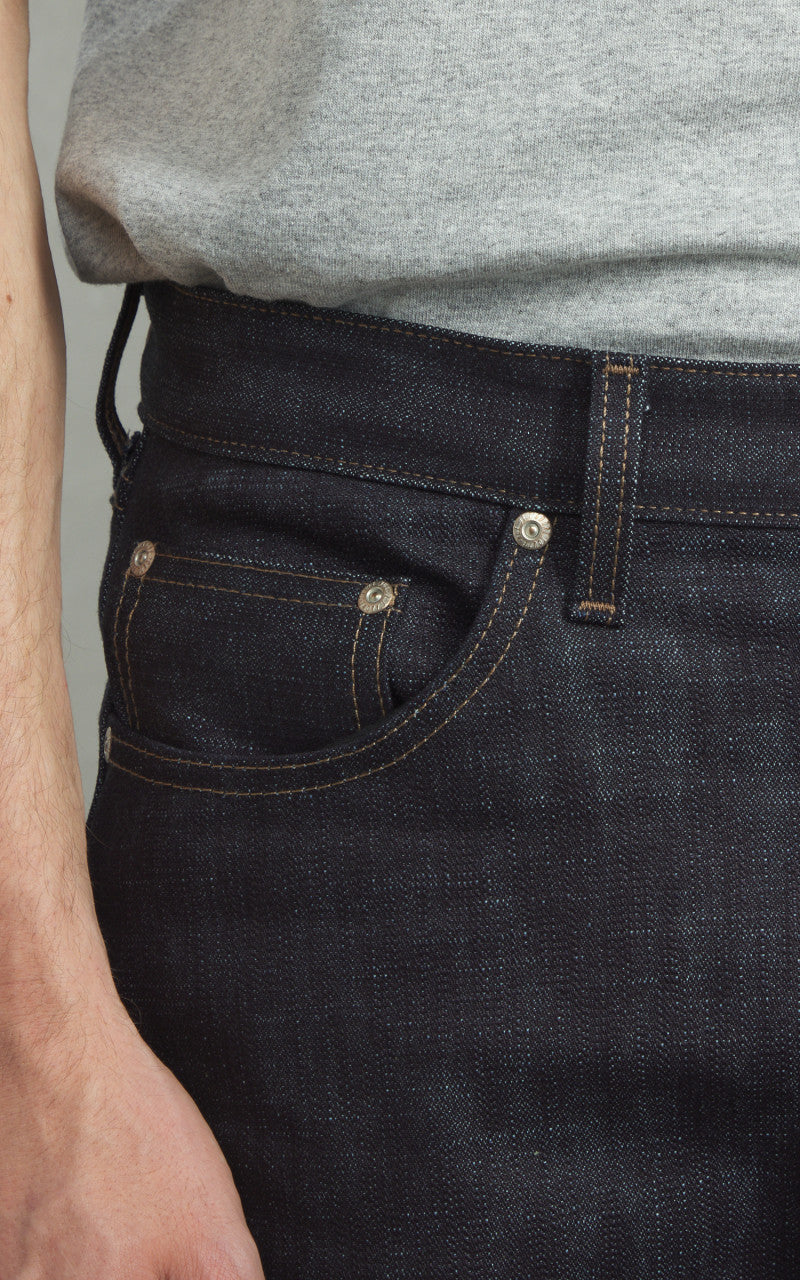 Naked & Famous Denim True Guy Broken Twill Slub Stretch Selvedge Indigo 12.5oz