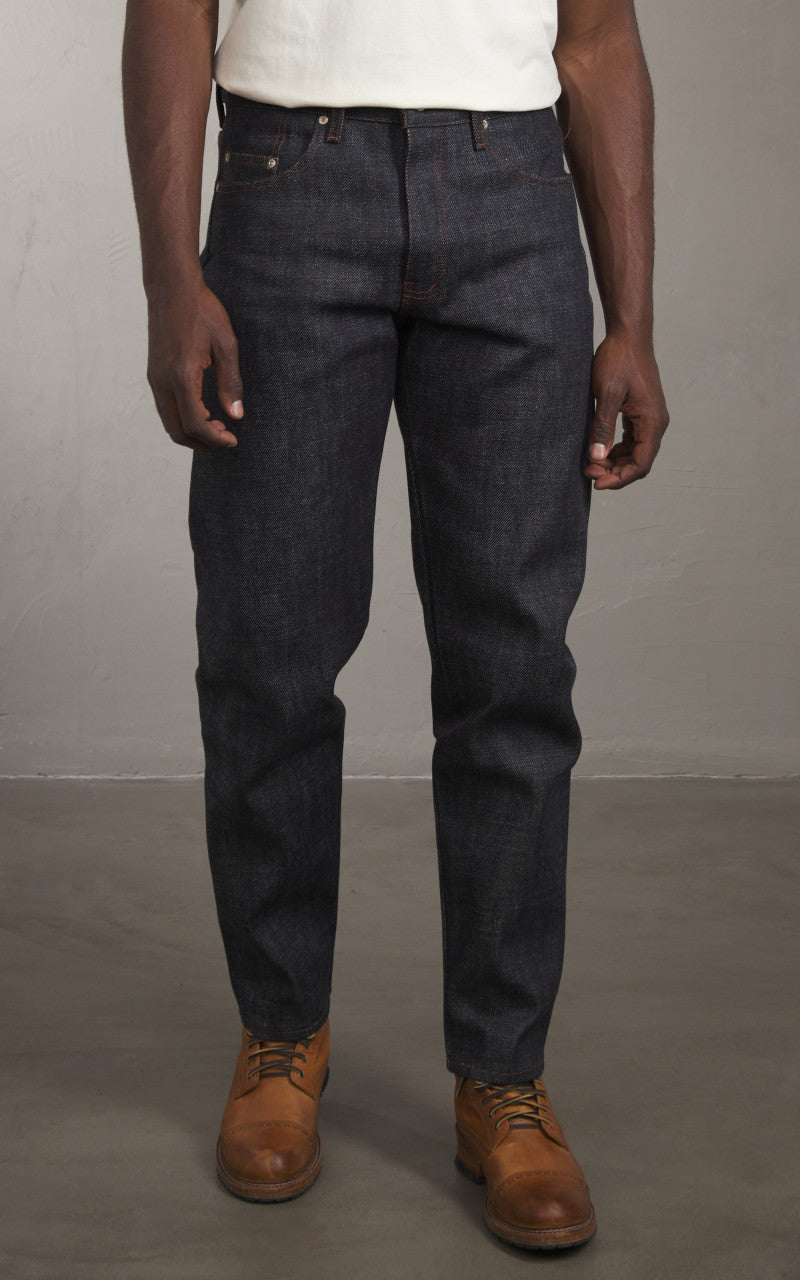 Naked & Famous Denim Easy Guy Elephant 13 Red Core 21oz