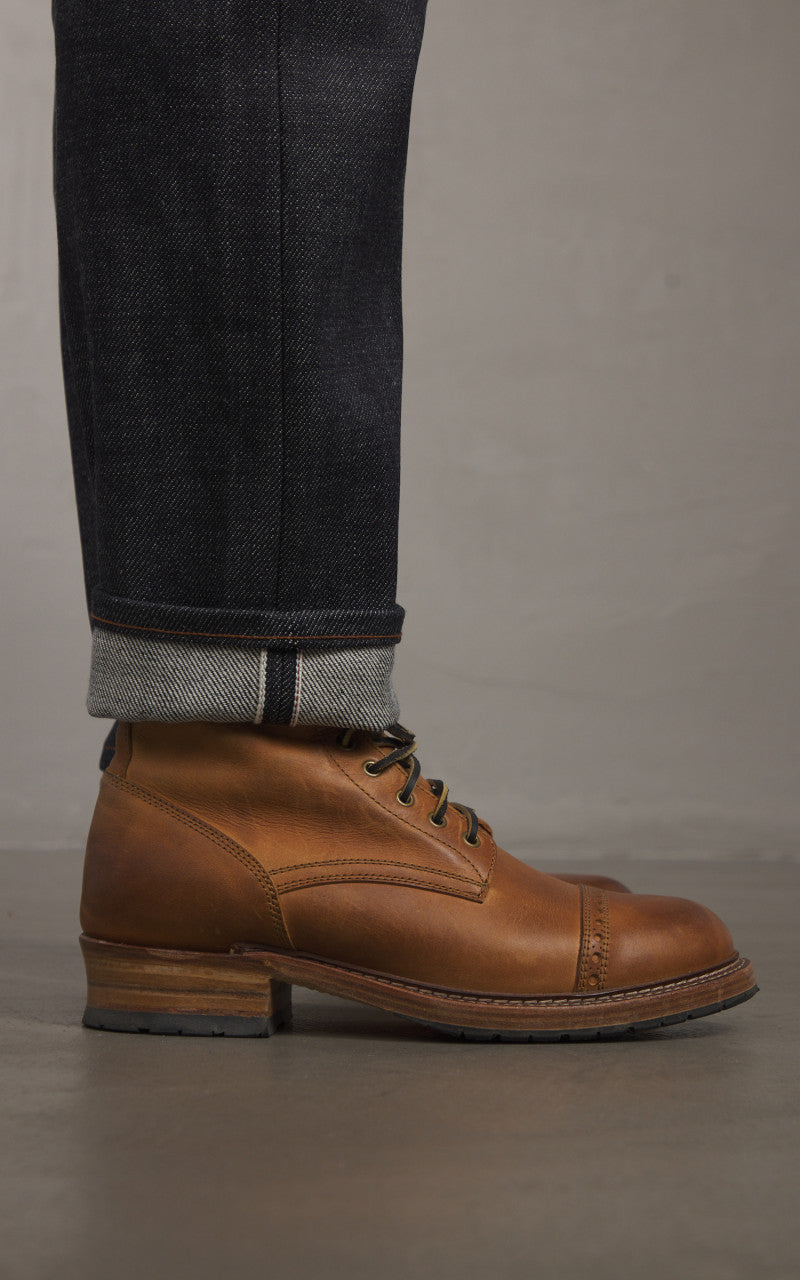 Naked & Famous Denim Easy Guy Elephant 13 Red Core 21oz