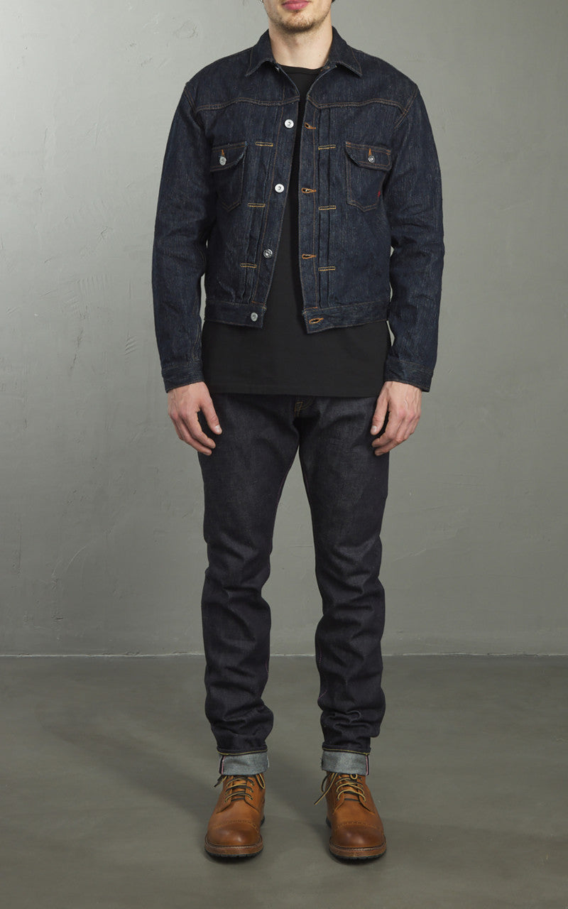 Naked & Famous Denim Heritage Denim Jacket MIJ12 Aomidori Selvedge 16oz